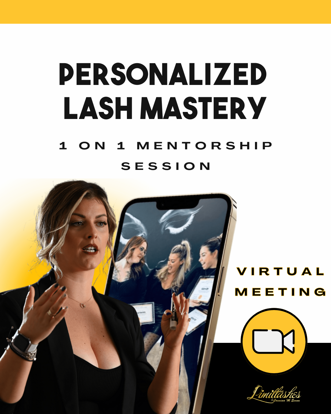 Personalized Lash Mastery: 1-On-1 Mentorship Session ( 60 Min Virtual Session )